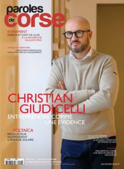 Paroles de Corse – Janvier 2026