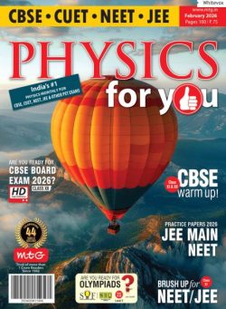 Physics For You – February 2026