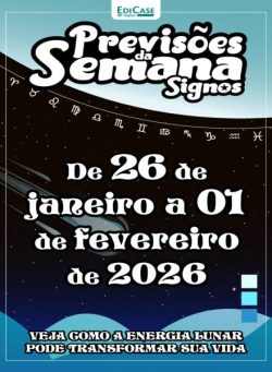 Previsoes da Semana – 26 Janeiro 2026