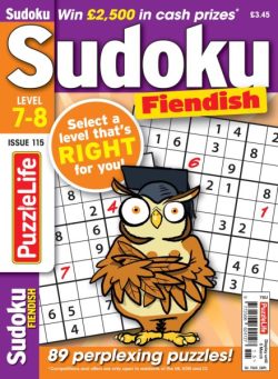 PuzzleLife Sudoku Fiendish – January 2026
