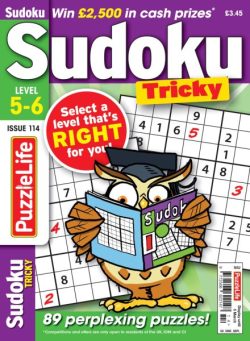 PuzzleLife Sudoku Tricky – January 2026