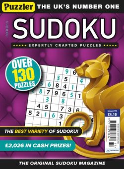 Puzzler Sudoku – Issue 277 2026