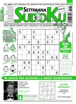 Settimana Sudoku – 6 Febbraio 2026