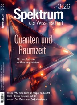 Spektrum der Wissenschaft – Marz 2026