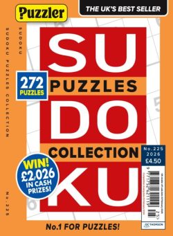 Sudoku Puzzles Collection – Issue 225 2026