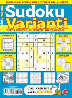 Sudoku Varianti – Marzo-Aprile 2026