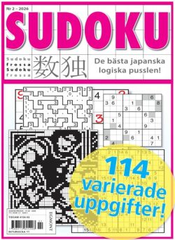 SudokuFrossa – Februari 2026