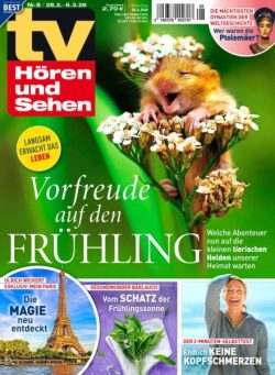 TV Horen und Sehen – 20 Februar 2026