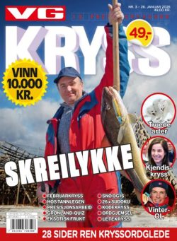 VG Kryssord – 26 Januar 2026