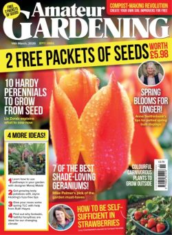 Amateur Gardening – 14 March 2026