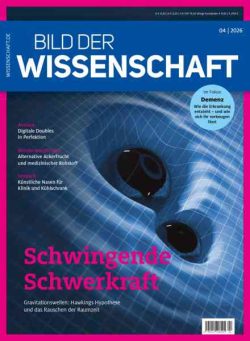 Bild der Wissenschaft – April 2026