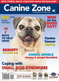 Canine Zone – October-November 2016