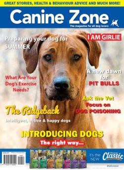 Canine Zone – October-November 2019