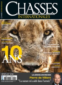 Chasses Internationales – Mars-Avril-Mai 2026