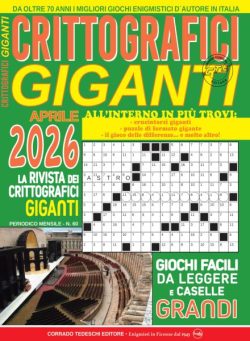 Crittografici Giganti – Aprile 2026