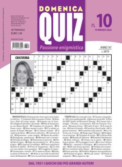 Domenica Quiz – 19 Marzo 2026