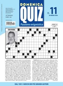 Domenica Quiz – 26 Marzo 2026