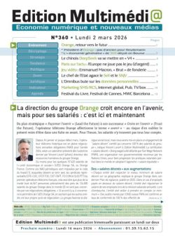 Edition Multimedia – 2 Mars 2026
