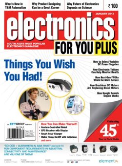 Electronics For You – January 2013