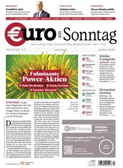 Euro am Sonntag – 20 Marz 2026