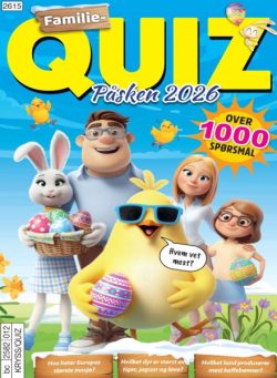 Familiequiz Norge – 27 Februar 2026