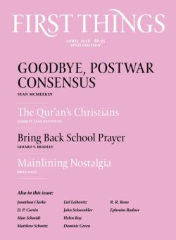 First Things – April 2026