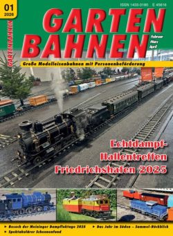 Gartenbahnen – Februar-April 2026