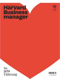 Harvard Business Manager – August 2023