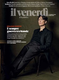 Il Venerdi di Repubblica – 27 Febbraio 2026