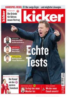Kicker – 26 Marz 2026