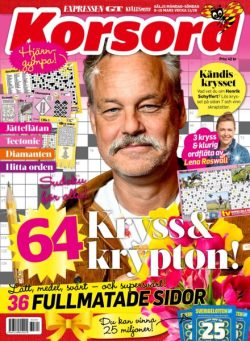 Korsord – 9 Mars 2026