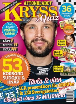 Kryss & Quiz – 16 Mars 2026