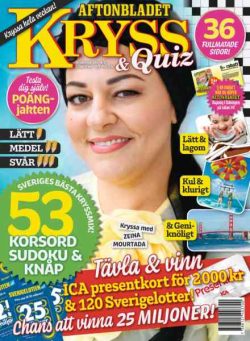 Kryss & Quiz – 23 Mars 2026