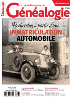 La Revue francaise de Genealogie – Avril-Mai 2026