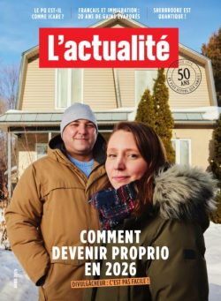 L’actualite – Avril 2026