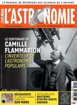L’Astronomie – Juin 2025