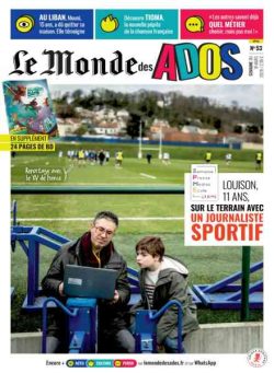 Le Monde des Ados – 18 Mars 2026