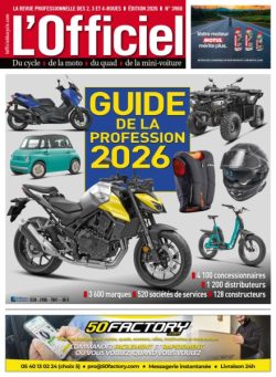 L’Officiel du Cycle N3968 – Guide de la Profession 2026