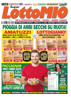 Lottomio del Giovedi – 10 Marzo 2026
