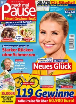 Mach mal Pause – 11 Marz 2026