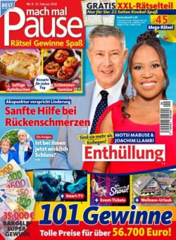 Mach mal Pause – 25 Februar 2026