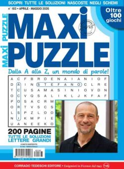 Maxi Puzzle – Aprile-Maggio 2026