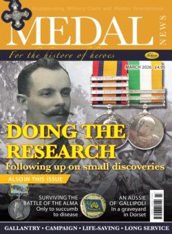 Medal News – March 2026