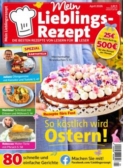 Mein Lieblingsrezept – April 2026