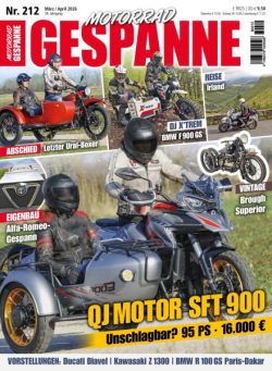 Motorrad Gespanne – Marz-April 2026