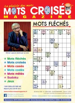 Mots Croises Magazine – 26 fevrier 2026