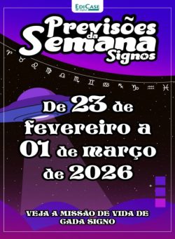Previsoes da Semana – 23 Fevereiro 2026