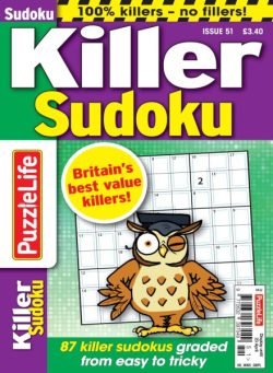 PuzzleLife Killer Sudoku – February 2026