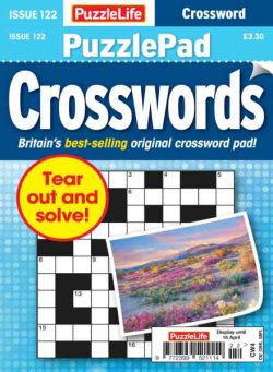 PuzzleLife PuzzlePad Crosswords – March 2026