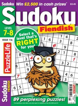 PuzzleLife Sudoku Fiendish – March 2026